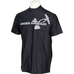 アイソチル ショートスリーブ モックネック シャツ 1384829 001 Black/Distant Gray XLサイズ [ゴルフ シャツ メンズ]