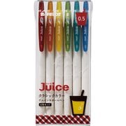 ゲルインキボールペン ジュース 0.5mm クラッシック6色セット LJU-15-6CC