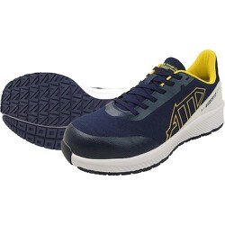 MG5750-NV-26.5 [喜多 メッシュローカットセーフティスニーカー 制菌・消臭 ネイビー 26.5]