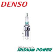 ハイパフォーマンス スパークプラグ IRIDIUMU POWER（イリジウムパワー） 型式：IX22 2輪車用スパークプラグ/1本 067700-9351