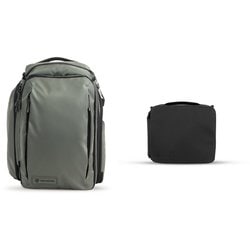 TR35-WG-PEB-1 [トランジット トラベル バックパック 35L エッセンシャルカメラキューブ付き ワサッチグリーン]