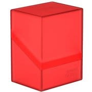 UGD010685　デッキケース 最大80枚収納 ルビー [トレーディングカード用品]