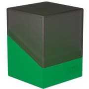 UGD011334　デッキケース 最大100枚収納 ブラック/グリーン [トレーディングカード用品]