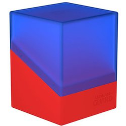 UGD011336　デッキケース 最大100枚収納 ブルー/レッド [トレーディングカード用品]