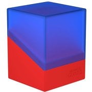 UGD011336　デッキケース 最大100枚収納 ブルー/レッド [トレーディングカード用品]