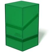 UGD011281　デッキケース 最大100枚収納 ダイスケース付 エメラルド [トレーディングカード用品]
