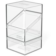 UGD011283　デッキケース 最大100枚収納 ダイスケース付 クリア [トレーディングカード用品]