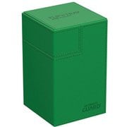 UGD011230　デッキケース 最大120枚収納(シングルスリーブカード) ダイスケース付 グリーン [トレーディングカード用品]