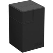 UGD011226　デッキケース 最大120枚収納(シングルスリーブカード) ダイスケース付 ブラック [トレーディングカード用品]