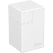 UGD011227　デッキケース 最大120枚収納(シングルスリーブカード) ダイスケース付 ホワイト [トレーディングカード用品]