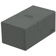 UGD011249　デッキケース 約200枚収納 ダイスケース付 グレイ [トレーディングカード用品]
