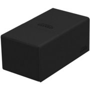 UGD011242　デッキケース 約200枚収納 ダイスケース付 ブラック [トレーディングカード用品]