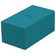 UGD011247　デッキケース 約200枚収納 ダイスケース付 ペトロール [トレーディングカード用品]