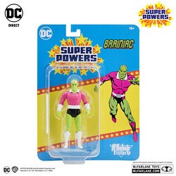 スーパー・パワーズ　ブレイニアック　フィギュア Amazon.co.jp: McFarlane Toys - DC Direct Page Punchers