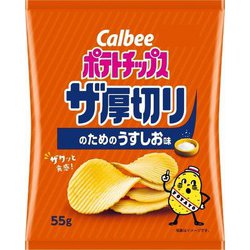 ポテトチップス ザ厚切りのためのうすしお味 55g