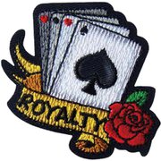 PIORG400 23225 [ワッペン TATTOO トランプ・ロック]