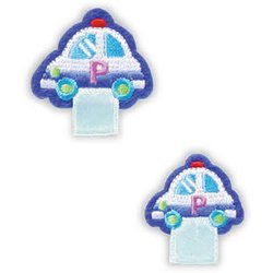 PIRG400 25002 [名札付けアップリケ パトカー]