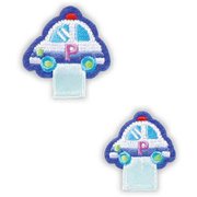 PIRG400 25002 [名札付けアップリケ パトカー]