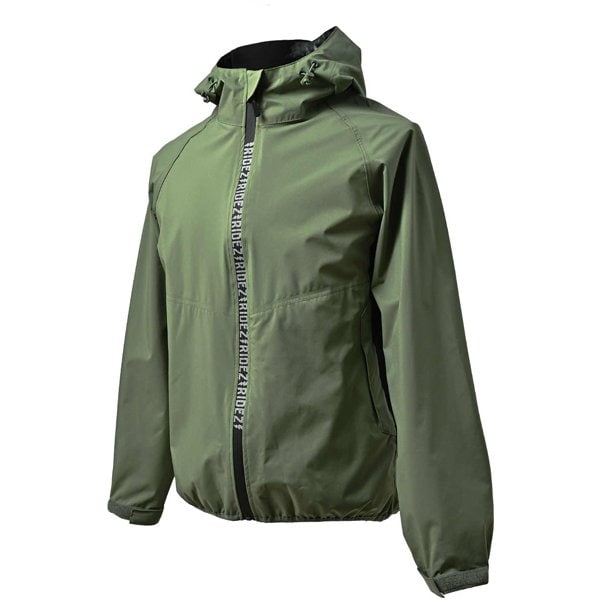 RIDEZMCR03-OLIVE-4L [RIDEZ バイク用 レインウェア MICRO RAIN JACKET 4L OLIVE]Ω