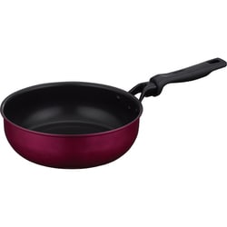 デュラブルシリーズ 炒め鍋 24cm KFM レッド ガス火・IH対応 KFM024D-R