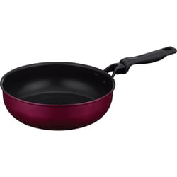 デュラブルシリーズ 炒め鍋 26cm KFM レッド ガス火・IH対応 KFM026D-R