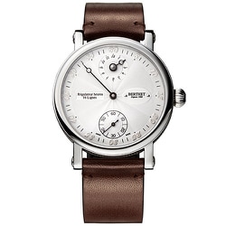オルビス 手巻き メンズ レザーバンド 正規品 2年保証 BR.ORB.43.WH.S.L