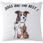 63879 [クッションカバー 45×45 DOGS ARE BEST]