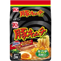 袋）豚キムチ味ラーメン 具材入り3食パック／具だくさん