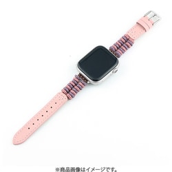 IQ-AW048B45-PK [Apple Watch ストーン アクセサリーベルト （048） 45/44/42mm ピンク]