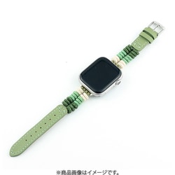 IQ-AW048B41-GR [Apple Watch ストーン アクセサリーベルト （048） 41/40/38mm グリーン]
