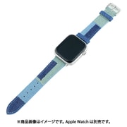 IQ-AW047B41-NV [Apple Watch パッチワーク デニムベルト （047） 41/40/38mm ネイビー]