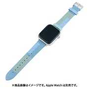 IQ-AW047B41-BL [Apple Watch パッチワーク デニムベルト （047） 41/40/38mm ライトブルー]