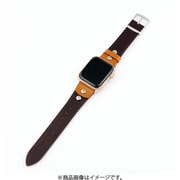 IQ-AW044B41-CH [Apple Watch レトロ風本革ベルト （044） 41/40/38mm チョコレート]