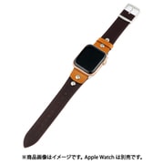 IQ-AW044B45-CH [Apple Watch レトロ風本革ベルト （044） 45/44/42mm チョコレート]