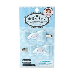 サンリオキャラクターズ 前髪クリップ（キルトリボン） シナモロール [キャラクターグッズ]