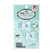 サンリオキャラクターズ 前髪クリップ（キルトリボン） ポチャッコ [キャラクターグッズ]