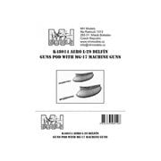 MHZK48014 1/48 L-29 デルフィン MG-17 ガンポッド（2個入） [ディテールアップパーツ]