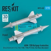 RSK72-0430 1/72 AGM-12B ブルパップA 空対地ミサイル（2個入） [ディテールアップパーツ]