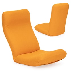 産学連携 リラックス座椅子5-M スタンダード オレンジ relax5-m-or