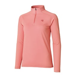 ドラウトタフジップネック レディース カットソー コーラル Mサイズ FMW1411