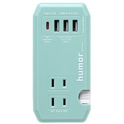humor handy Plus AC PD30W対応 USB タップ ミントグリーン 669-922972