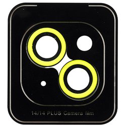 41-966907 [iPhone 14/14 Plus用 iFace Camera Lens Cover Neo カメラレンズカバー ネオイエロー]