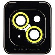 41-966907 [iPhone 14/14 Plus用 iFace Camera Lens Cover Neo カメラレンズカバー ネオイエロー]