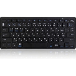 ハイブリッドワイヤレスキーボード 電池式 ブラック 3R-KBB01BK