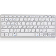 ハイブリッドワイヤレスキーボード 充電式 シルバー 3R-KBC01SL