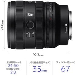 SONY FE24-50MM F2.8 G ソニーフルサイズEマウント ソニー「FE 24-50mm F2.8 G」は“標準好き”注目のニュータイプ