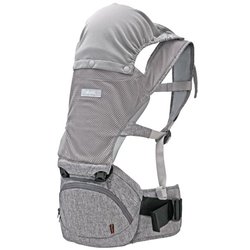 ヒップシートキャリア Tran（トラン） ダブルショルダーメッシュ メランジグレーAir HP04＋HP01-GR