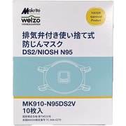 農薬散布用マスク 10P(DS2認証) 排気弁有 ホワイト