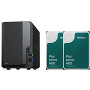 ネットワークハードディスクキット(NASキット) 2ベイ DiskStation DS223 初心者ガイド付+Synology製 8TB SATA 3.5インチHDD HAT3310-8TB 2個セット DS223+HAT3310-8TB2