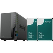 ネットワークハードディスクキット(NASキット) 2ベイ ビジネス向け 「DiskStation DS224+」 初心者ガイド付+Synology製 8TB SATA 3.5インチHDD HAT3310-8TB 2個セット DS224+_HAT3310-8TB2